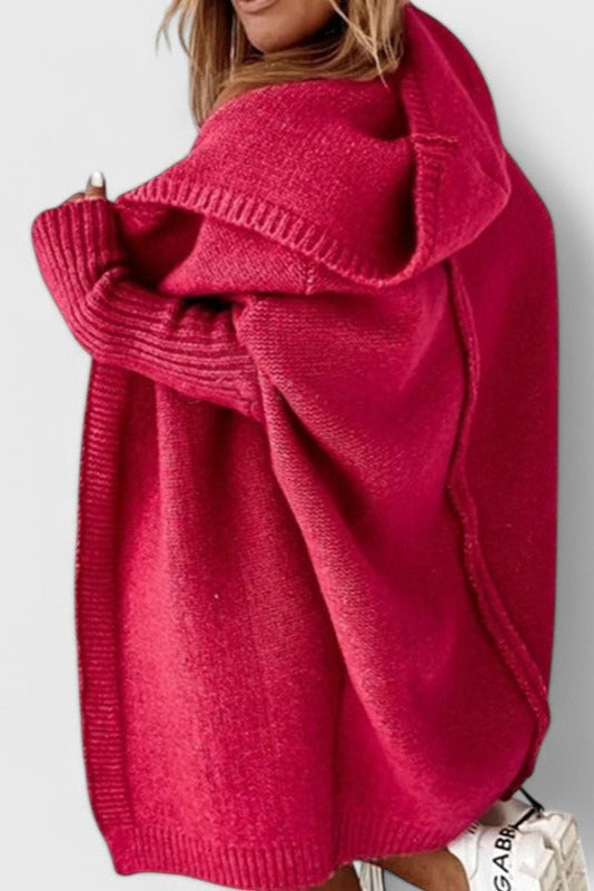 Belucia™ | Cárdigan de Punto con Capucha Oversized