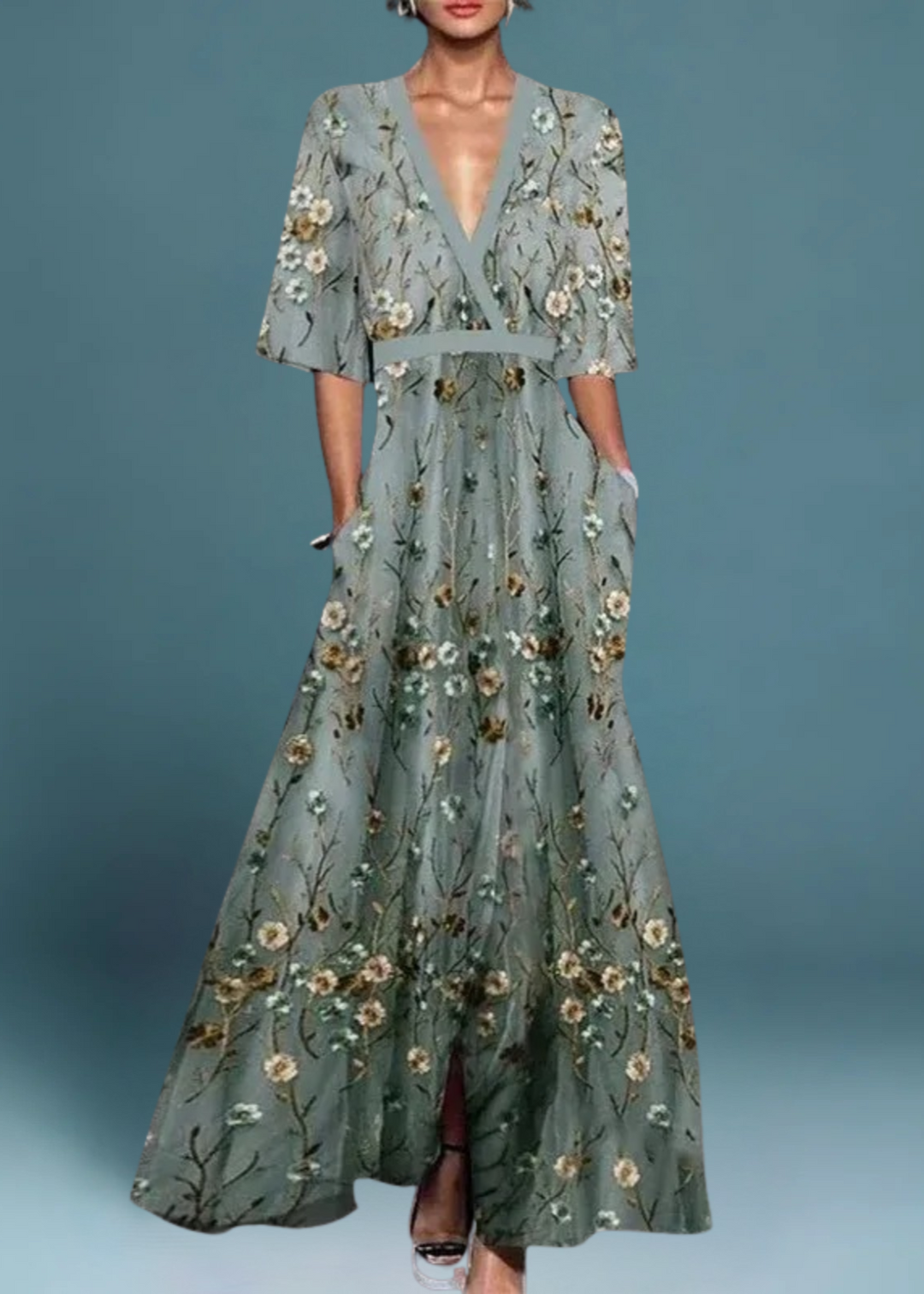 Belucia™ | Vestido maxi floral elegante