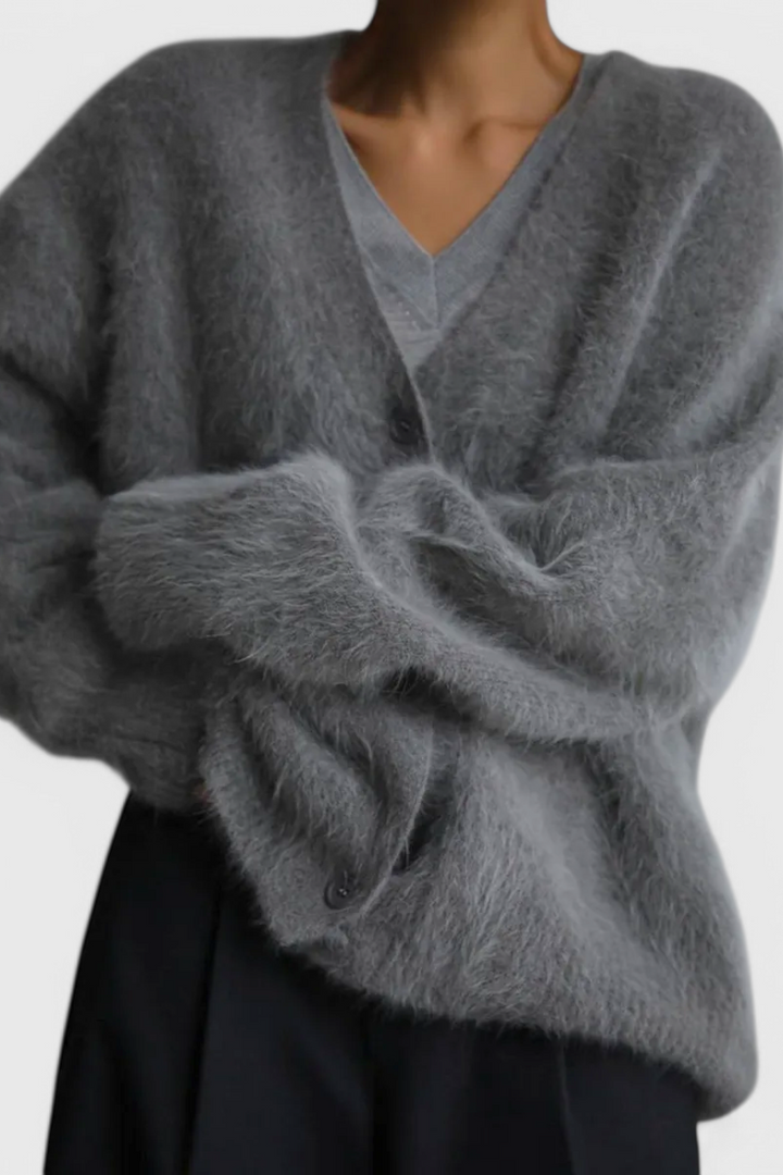 Belucia™ | Cardigan de Mezcla de Cachemira Suave