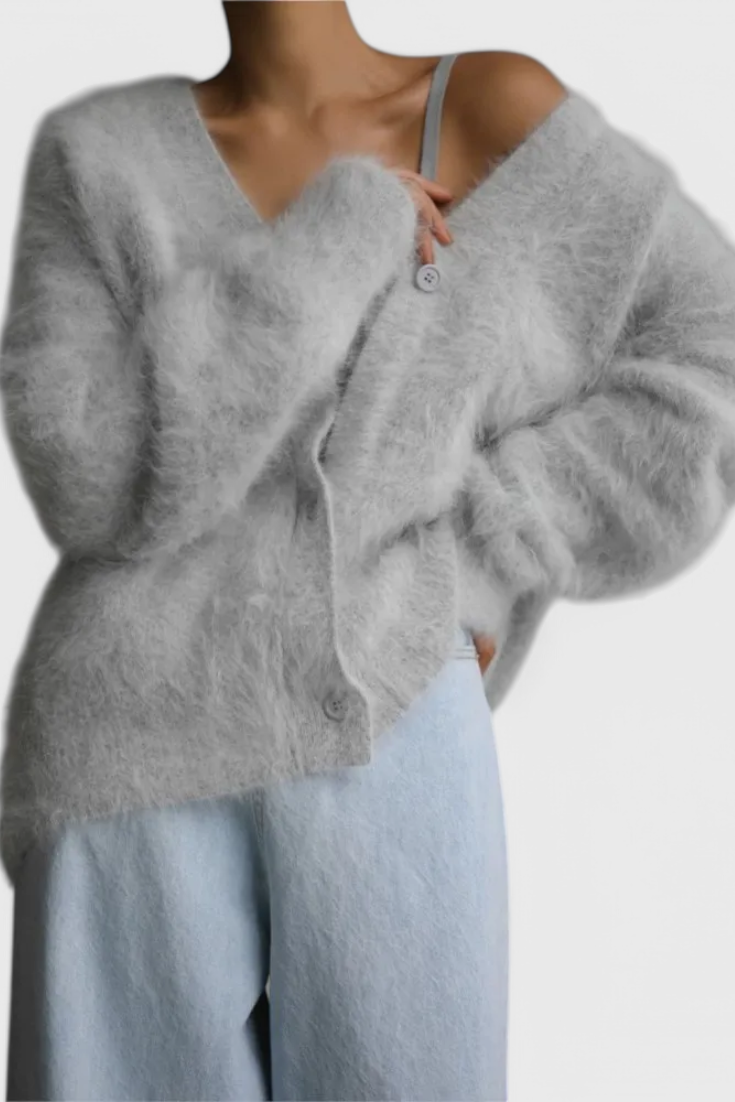 Belucia™ | Cardigan de Mezcla de Cachemira Suave