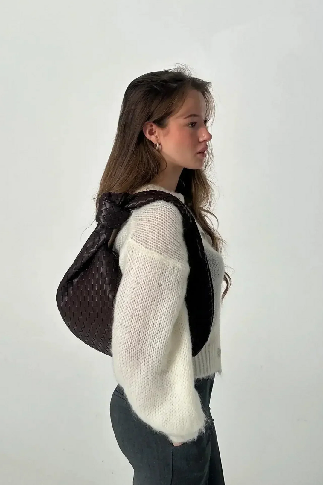 Belucia™ | Bolso de Hombro Mediano Tejido