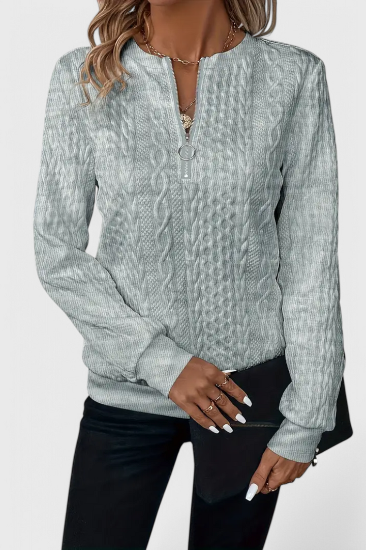 Belucia™ | Jersey de Punto con Cremallera Suave