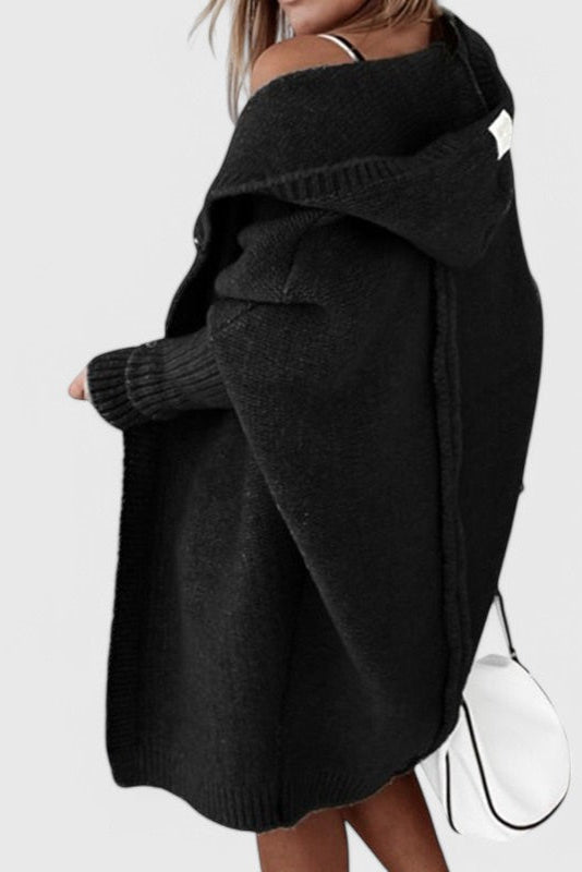 Belucia™ | Cárdigan de Punto con Capucha Oversized