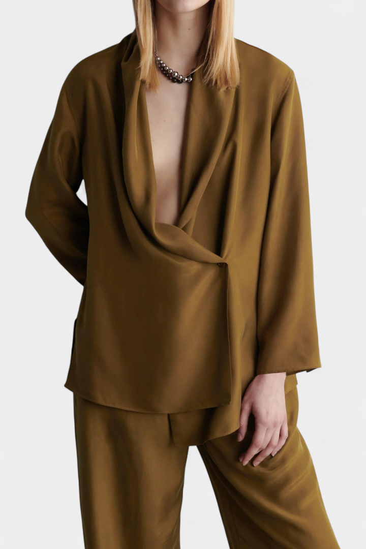 Belucia™ l Conjunto de Blazer con Solapa y Pantalones a Juego