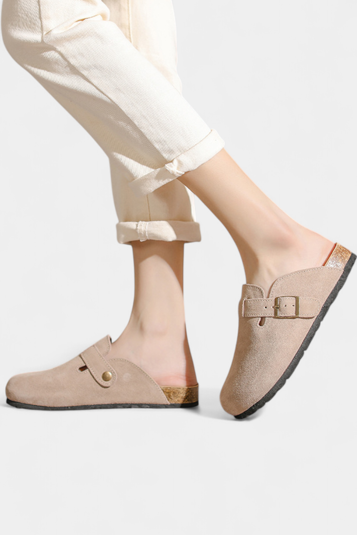 Belucia™ | Zuecos Unisex de Gamuza con Hebilla Ajustable