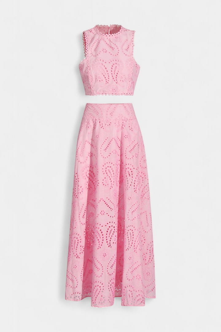 Belucia™ | Conjunto Romántico de Encaje Floral Calado