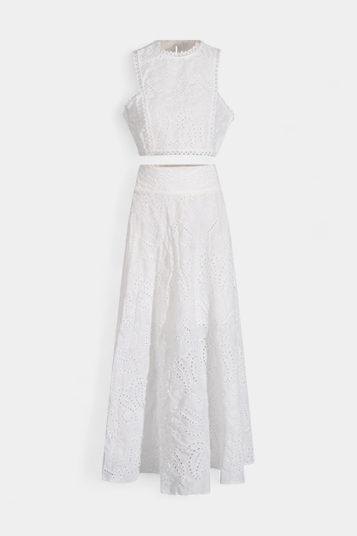 Belucia™ | Conjunto Romántico de Encaje Floral Calado