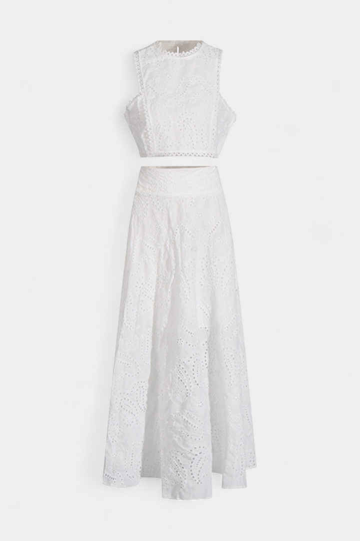 Belucia™ | Conjunto Romántico de Encaje Floral Calado