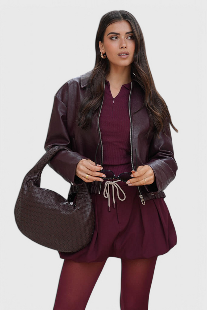 Belucia™ | Bolso de Hombro Mediano Tejido